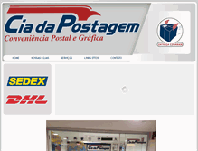 Tablet Screenshot of ciadapostagem.com.br